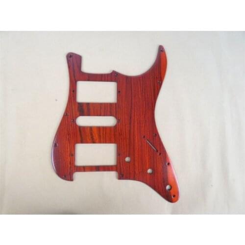 1PCS hand made solid Bocote (Ziricote) STRAT GUITAR HSH Pickguard #3868