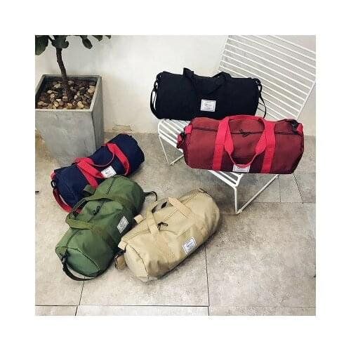 2020 Travel bag for men and women sports fitness bags portable cross-body cylindrical bags Oxford spinning luggage bags