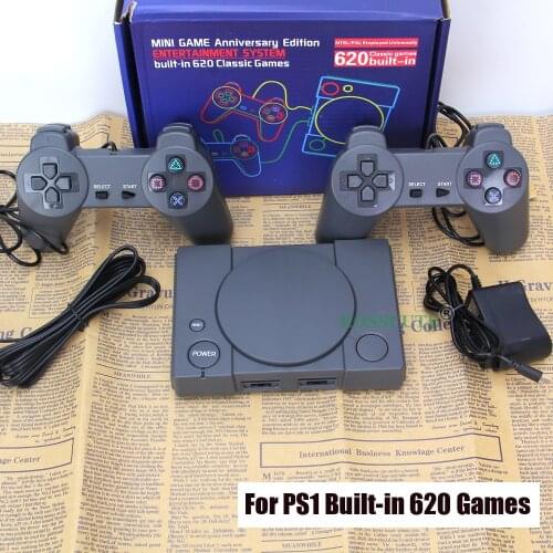 2021 Mini TV Game Case 8 Bit Retro Video Game Console With Two Gamepad Built-In 620 Games Handheld Gaming Player For PS1