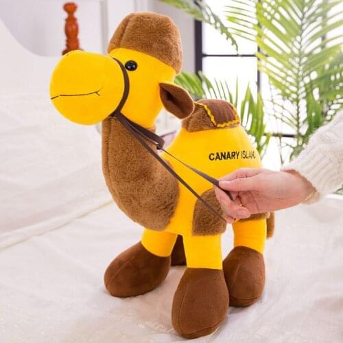 30-50cm New Hot Kawaii Soft Camel Plush Toy Cartoon Animals Decor Camels Stuffed Dolls For Children Girls Boys Birthday Gifts