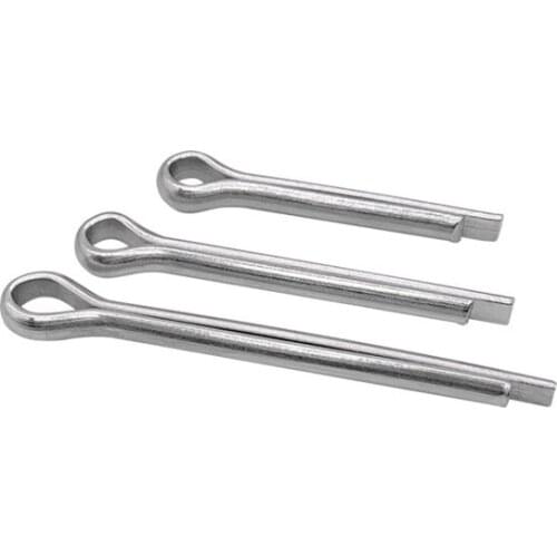 50pcs M1 cotter pins hair clip U shape pin card dowels whistle dowel stainless steel GB91 8mm-16mm long