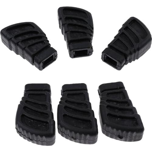 6pcs Replacement Rubber Feet For Drum Hardware Percussion Instrument Parts