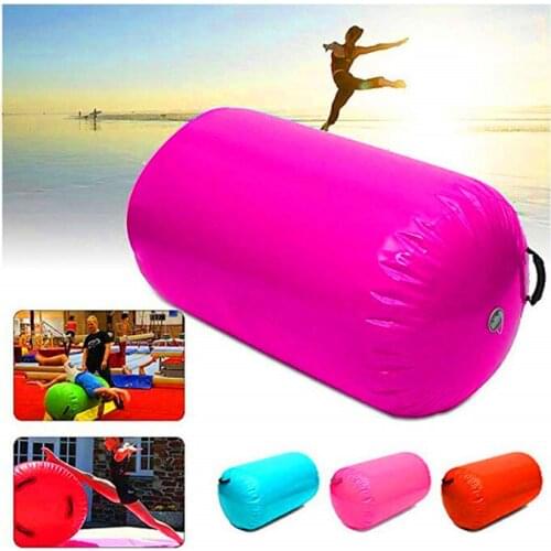Free Shipping 1.2*0.6M High Quality Inflatable Air Track Set, Air Tumble Roll For Gym,Inflatable Gymnastics Air Barrel For Sale