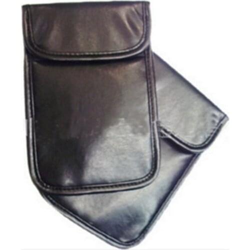 Anti-Scan Card Sleeve PU OK for 5.8"phone w/ jammer bag function&signal radiation blocker safety radiation phone protection case