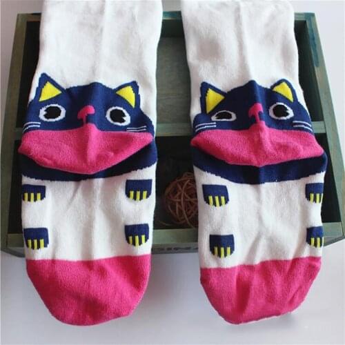 Spring/autumn childrens Tights Girls Cute Cat Pattern Fashion Soft Cotton Pantyhose Dance Tight Brand Kid Clothing