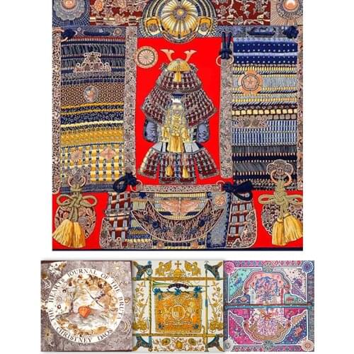 Large Scarf 130x 130 Summer Scarf Women Foulard Print 100 % Silk Scarf Shawl Scarves Luxury Designers Scarf 130*130cm