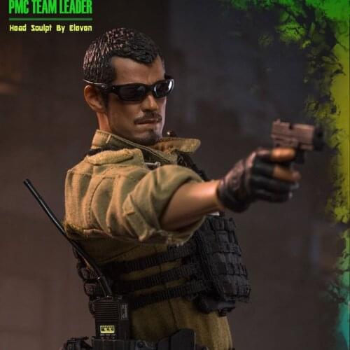 ES Ganghood 1/6 PMC Captain Battle Squad 12'' Full Set Male Soldier Action Figure Model Toys For Collection