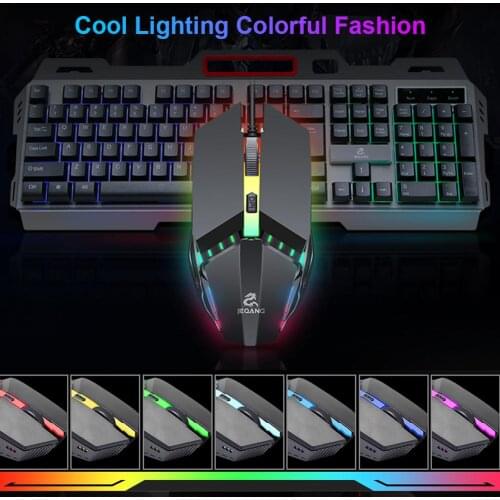 JM-530 USB Wired Gaming Mouse 1600DPI Adjustable Backlight Laptop Desktop Mice Office Notebook Mice Mouse Pro Gamer