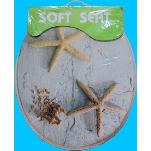 Soft toilet seat 2020 hight quality toilet seat decoration embroider sponge toilet lid cover fashion 17" toilet seat cover set