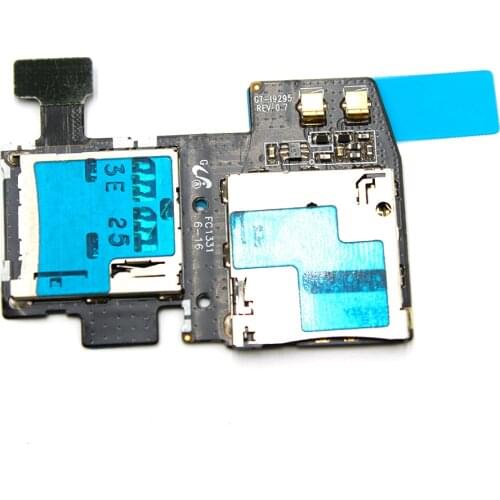 Genuine for Samsung S4 Active i9295 SIM SD Card Reader Ribbon Sim flex