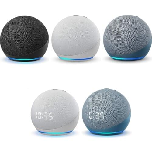 360 Rotation Adjustable Desktop Mounting Bracket Base Stand Holder for-Amazon Echo Dot 4 Speaker Accessories