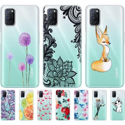 For OPPO A52 Case A92 A72 Case 6.5" Silicon Soft TPU Back Phone Cover For OPPO A 52 72 92 Case OPPOA92 OPPOA72 OPPOA52 Case Bag
