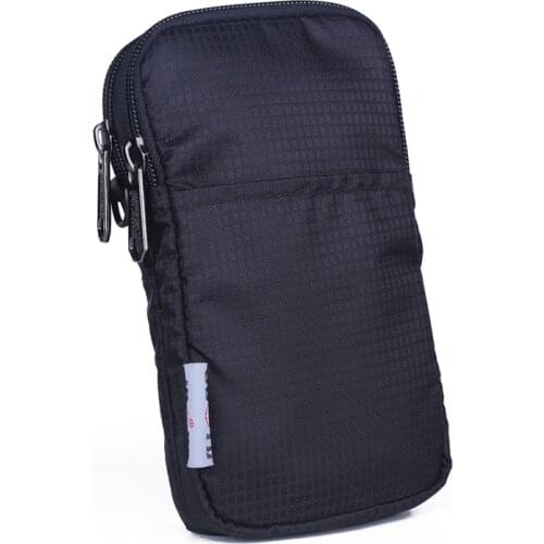 Men Women Mobile Cell Phone Case Cover Belt Fanny Bags Male Small Messenger Shoulder Cross Body Waist Pack Hook Bag