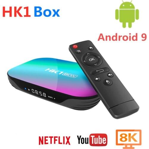 HK1 Box Android 9.0 TV Box Amlogic S905X3 Dual Wifi BT4.0 1000M 8K Smart Android Tv Box Set Top HK1 Box Media Player