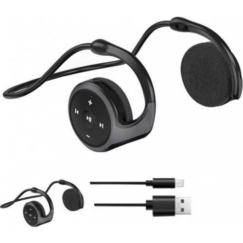 Comfortable Reliable FM Radio Wireless Earphone Ergonomic Wireless Earphone Bluetooth-compatible 5.0 for Music
