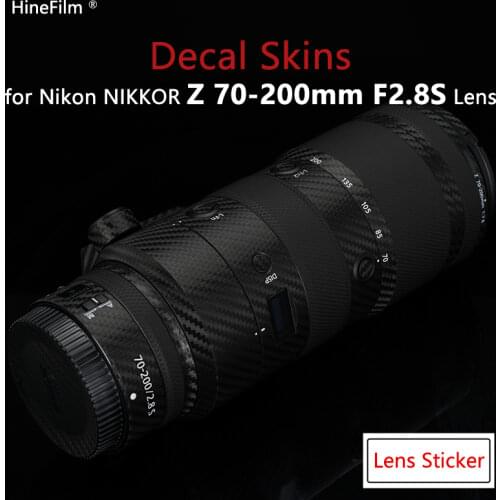 Z 70-200 F2.8S Anti-scratch Lens Cover Skin For Nikon Nikkor Z 70-200mm f/2.8 VR S Lens Decal Protector Coat Wrap Sticker Film