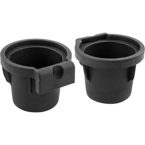 2X 2005-19 Fits for Nissan Frontier Xterra Console Cup Holder Inserts Liner Black