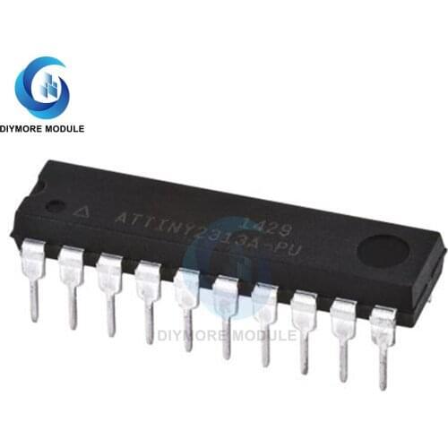 5 PCS/Lot ATTINY2313A-PU ATTINY2313 ATTINY 2313 DIP20 MCU 8-bit Microcontroller Chip Programmable Flash