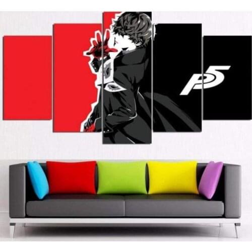 5 Piece Wall Art Canvas Anime Manga Pictures Figure Posters And Prints Modern Home Decor Bedroom The Wall Decoration Paintings
