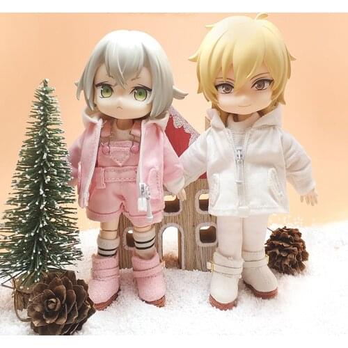 8 colors Obitsu11 clothes ob11 dolls Windbreaker coat 1/12 BJD Fashion wild Leisure long Jacket coat