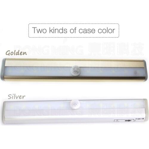 5pcs Modern PIR Sensor Automatic Light Wireless Sense Lamp Lighting For Wardrobe Cabinet