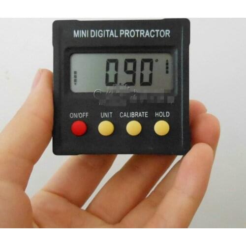 Digital Protractor Inclinometer Angle meter Digital Bevel Box 4 x 90 degree Range
