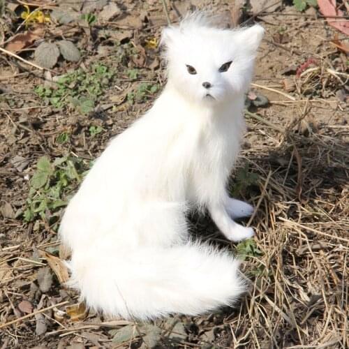 ZILIN Simulated Sitting Fox Lovley Mini Fox 14*14*16cm Children Toy / Shopwindow display