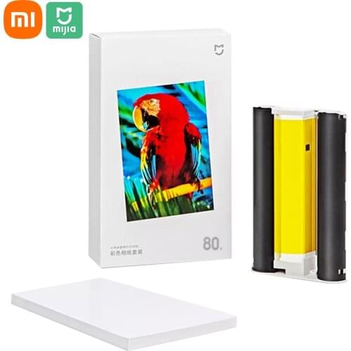 80 Sheets Xiaomi Mijia Photo Paper 6inch For Mijia Photo Printer (1S) Paper Imaging Supplies Printing Paper Photographic Color