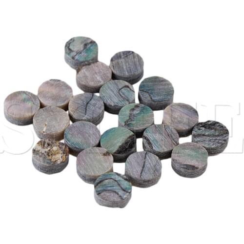 Generic Green Abalone Inlay Guitar Dots 5mm Pack of 20
