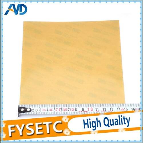 1pc 150*150*0.3mm Cold PEI Frosted 3D Print Build Surface Polyetherimide Cold PEI Sheet 0.3mm Thickness With 3M 468MP Adhesive