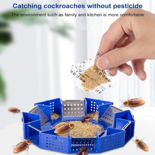 1 Pcs Cockroach House Cockroach Trap Repellent Killing Bait Strong Catcher Traps Insect Pest Repeller Eco- Friendly Reusable