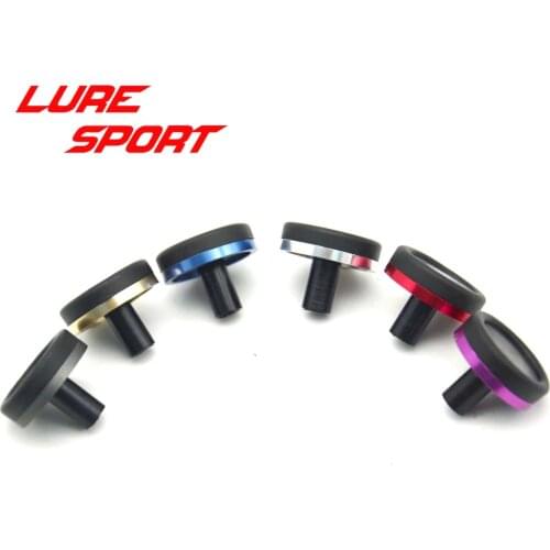 LureSport 6pcs Rubber Cap Winding check plastic Butt Fishing Rod Building Component Fishing Pole Repair DIY Accessory