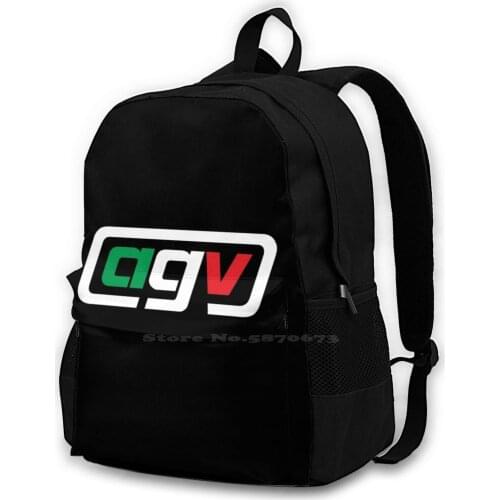 The Agv Fashion Travel Laptop School Backpack Bag Agv N Kyt Race Racing Motobike Motorcycle Helmets Fullfaced Helmets Fullface