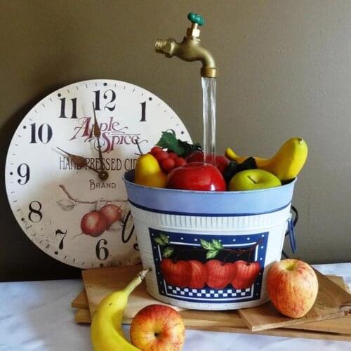 New Floating Faucet Water Fountain Kits Running Lights Holiday Gift Invisible Flowing Spout Watering Can Fountain Yard Art Decor