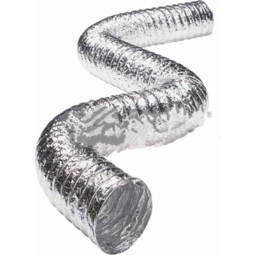 OD80-212mm double Aluminum foil Tube Air Ventilation Pipe Hose Flexible Exhaust Duct Fresh Air System Vent Bathroom Foil Hose