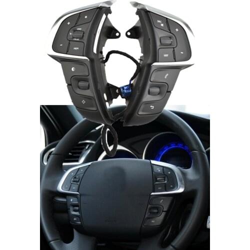 Original Steering Wheel Cruise Control Buttons Remote Volume button switches car accessories for ds4 2013-2016