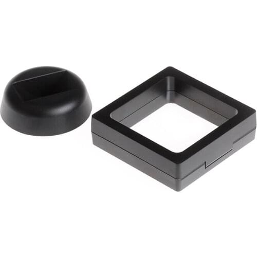 652B Floating Suspended Display Case Jewellery Coins Gems Artefacts Stand Holder Box