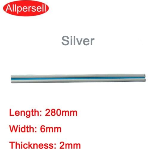 Notebook rubber pad for HP 15 inch shell Dell Lenovo notebook rubber strip bottom shell silver foot pad 280mm