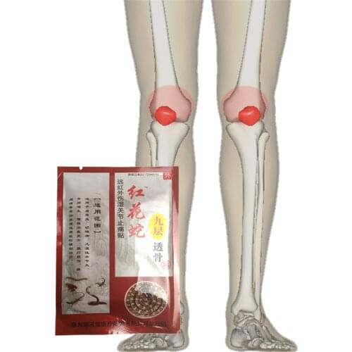Self heating Carthamus tinctorius Snake Analgesic Plasters for Shoulder Neck Pain Relief Patches Rheumatoid arthritis Pain Relie