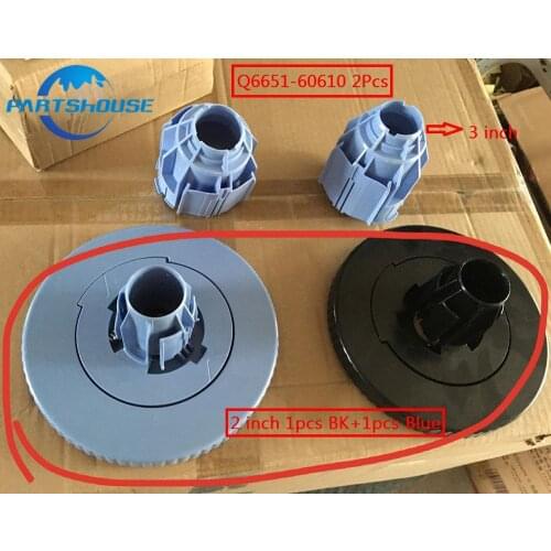 Spindle Roll Hubs 2" 3" Spindle Adapters Q6652-60127 Q6651-60610 for HP Z6100 Z6200 Z6800 D5800 T7100 T7200 LATEX360 310 330