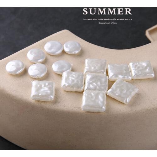 Retro Baroque resin pearl, perforated pearl, Loose Pearl DIY handmade jewelry earrings necklaces bracelets and beads