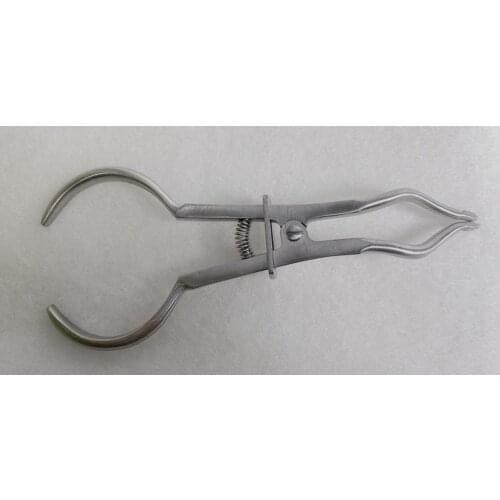 Wholesale 10Pis Dental Rubber Dam Sheets Clamps Clip Placement Clips Plier Forceps Stainless Steel Super Goold Durable Use