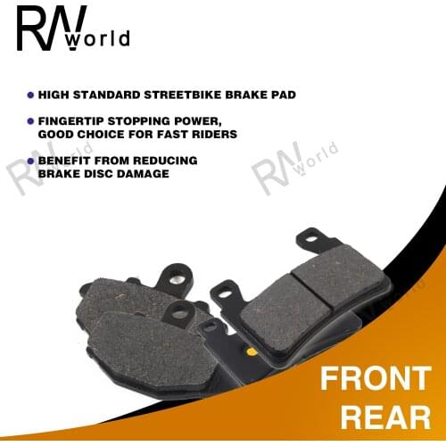 ZX6R 2002-2005 Motorcycle Front and Rear Brake Pads Accessories For KAWASAKI ZX-6R ZX636 ZX 6R 636 ZX-636 2003 2004 A1P B1 B2