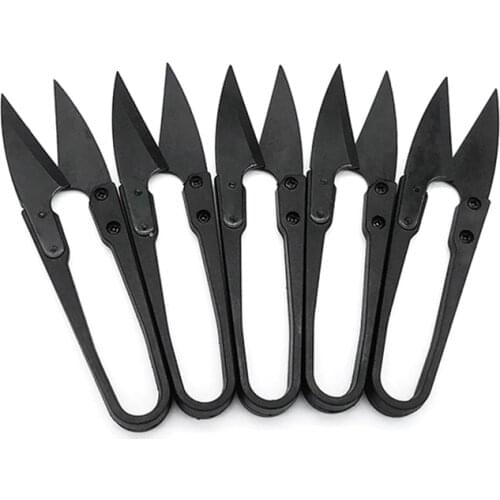 1 pcs U Shape Clippers Trimming Sewing Scissors Nippers Sewing Embroidery craft Scissors Tailor tijeras de costura mini scissors