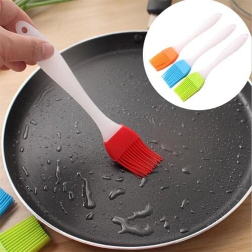 1PC Silicone Baking Bakeware Bread Cook Brushes Pastry Oil BBQ Basting Brush Tool Kitchen Accessories Gadget Newest Brushes