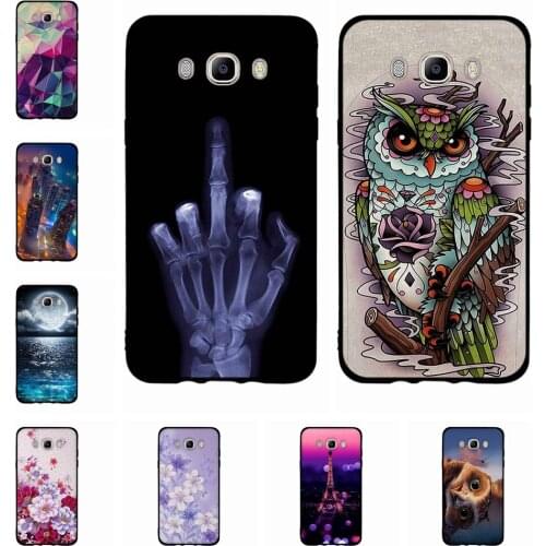 3D Phone Case For Samsung Galaxy J7 2016 J710 Back Cover Shell Slim TPU Bumper For Samsung J7 Duos 2016 Silicone Fundas Pattern