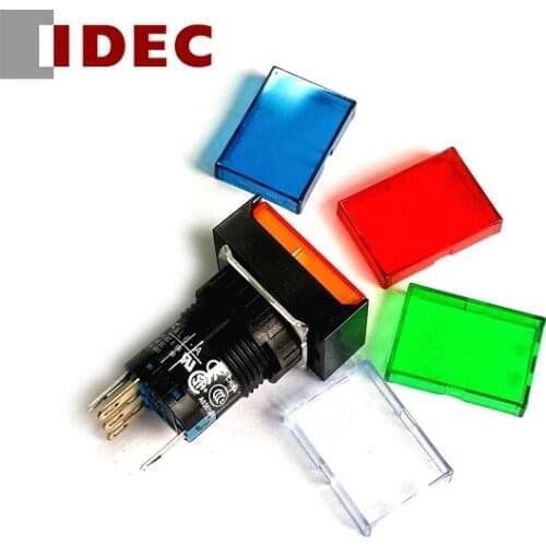 5PCS IDEC SWITCH AL6-A AL6H-A14GC AL6H-A14RC AL6H-A24GC AL6H-A24RC 16MM 5pin 1NO 1NC 8pin 2no 2nc Self-locking button SWITCH