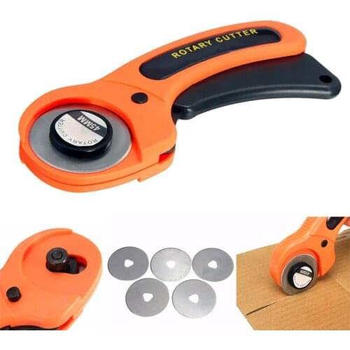 Newest 6pcs 1 Rotary Cutter Fabric Premium Quilters Sewing Quilting Fabric Cutting Craft For Sewing Tool 45mm