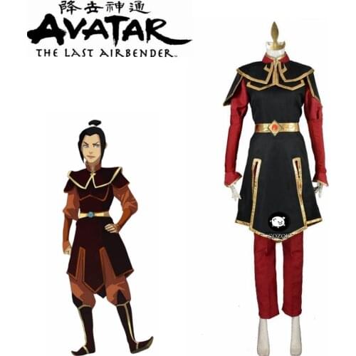 Anime Azula Fire Nation Princess Avatar The Legend of Korra Cosplay Costume Custom Size