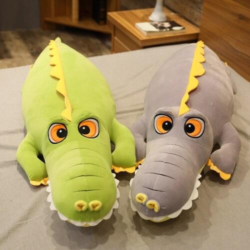 Big size Crocodile Plush Toys Stuffed Soft Animals Plush Cushion Pillow Doll Home Decoration Gift